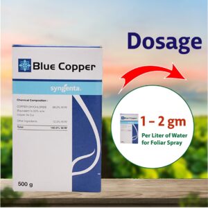 Crystal Blue Copper Fungicide -  Copper Oxychloride 50% WP)
