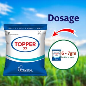 Crystal Topper-77 Herbicide Glyphosate 71% SG