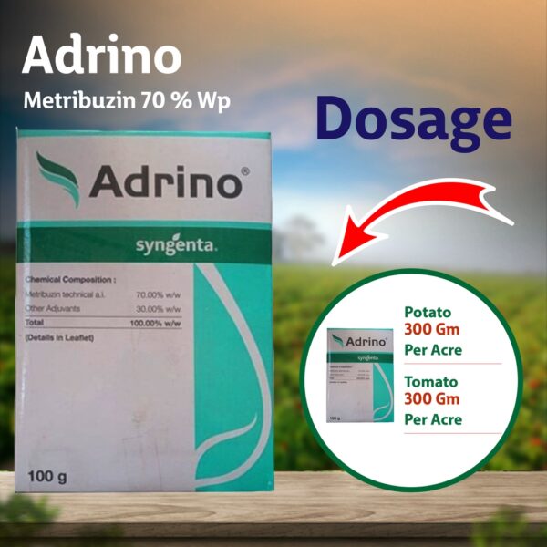 Syngenta Adrino (Metribuzin 70 % ) Herbicide